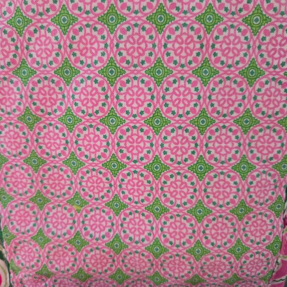 Vera Bradley Crossbody Bag Purse Mini Hipster Pinwheel Pink Preppy EUC - Picture 3 of 10
